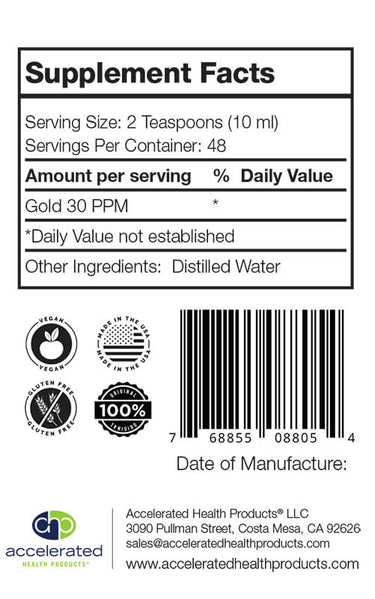 Accelerated Gold 4 Pack® - Accelerated Health Products